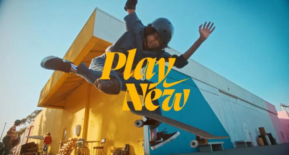 nike logo play new medius trade brand